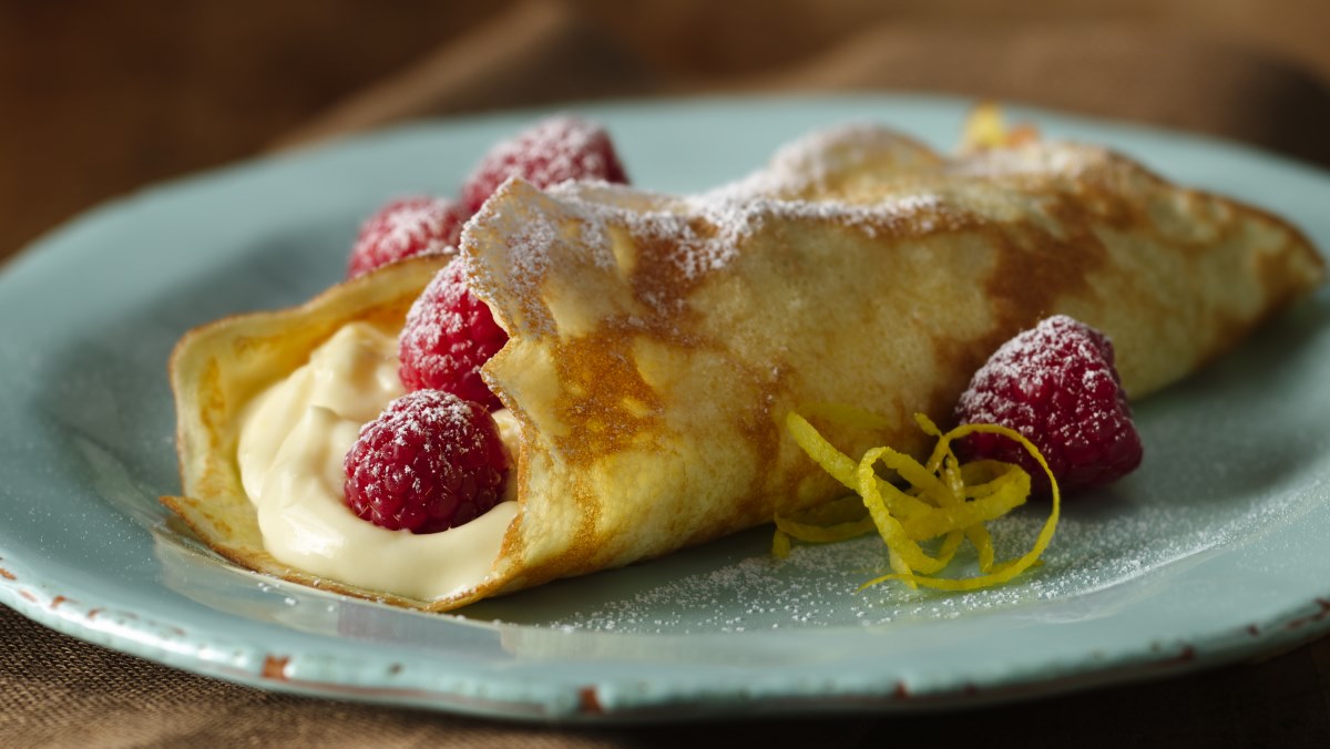 Crêpes à la crème de citron frais