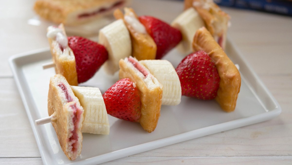 Fruit and Pastry Breakfast Kabobs