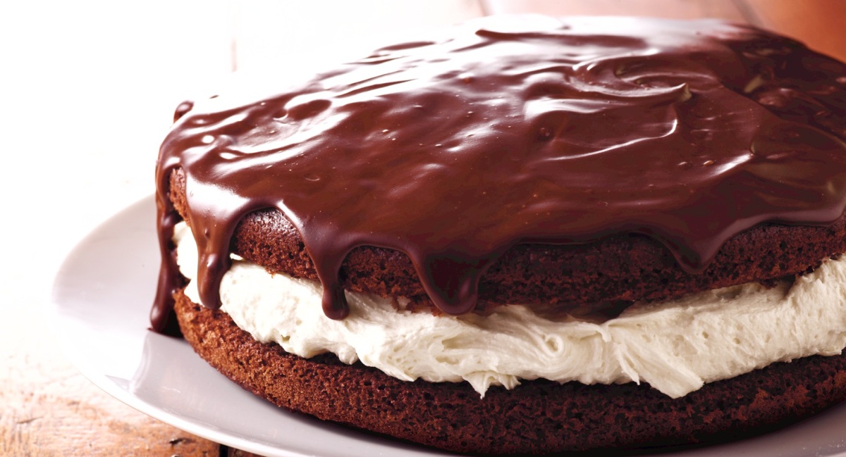 Giant Ganache-Topped Whoopie Pie