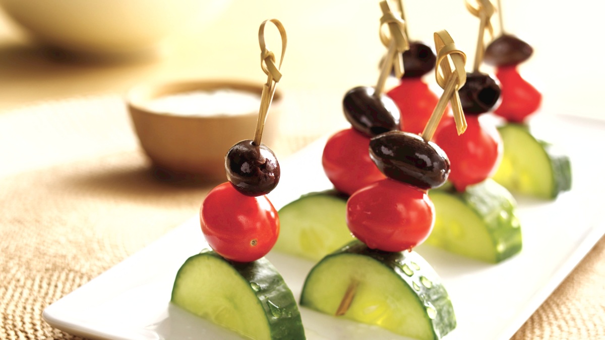 Gluten Free Greek Salad Kabobs