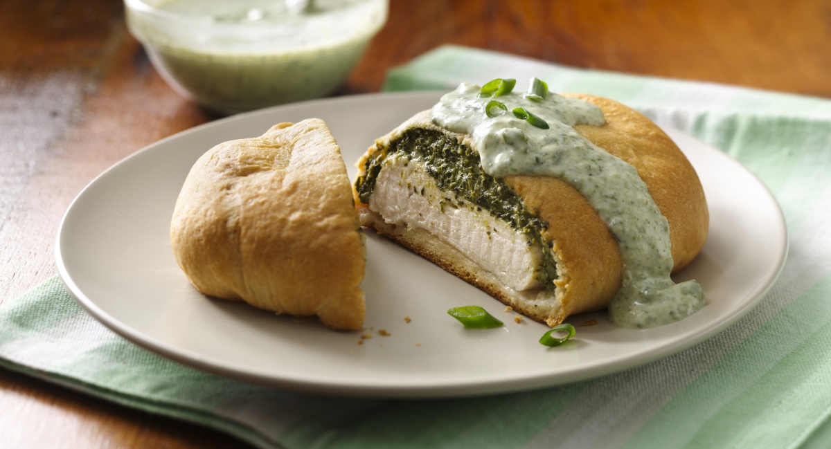 Green Goddess Chicken Wellington