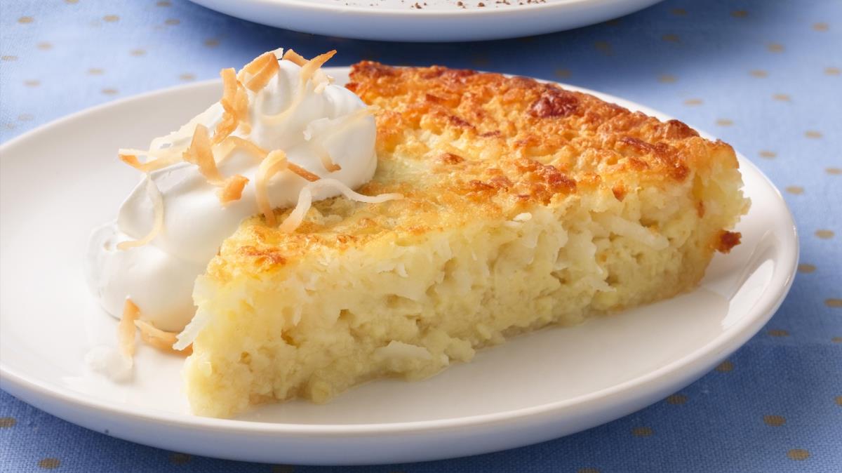 Impossibly Easy Coconut Pie