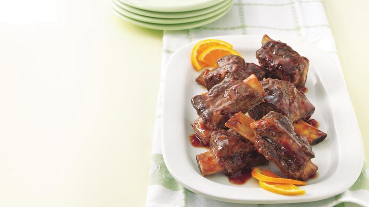 Plum Barbecue Short Ribs