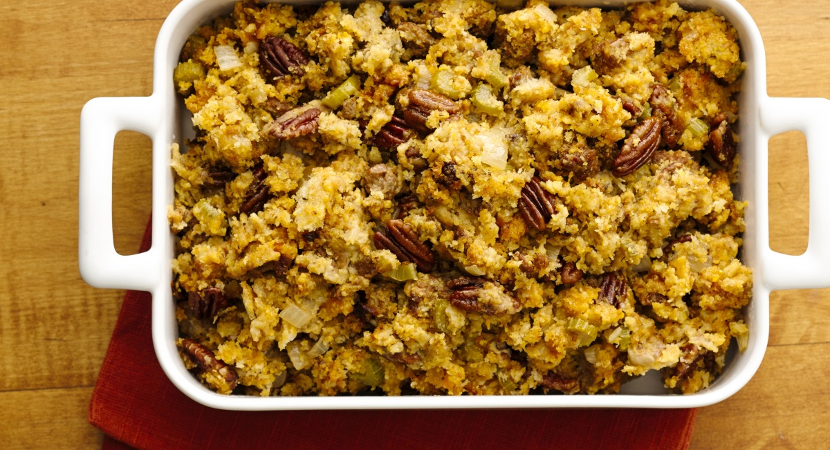 Slow-Cooker Chorizo, Pecan and Cheddar Stuffing