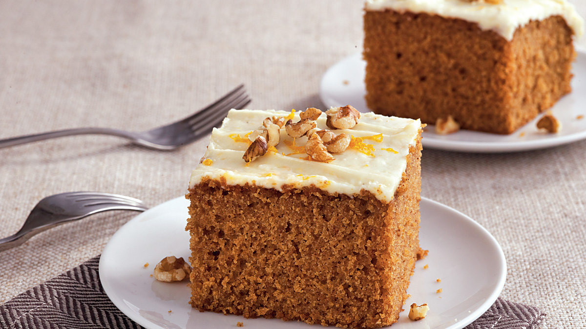 Spiced Harvest Maple Cake with Maple Frosting