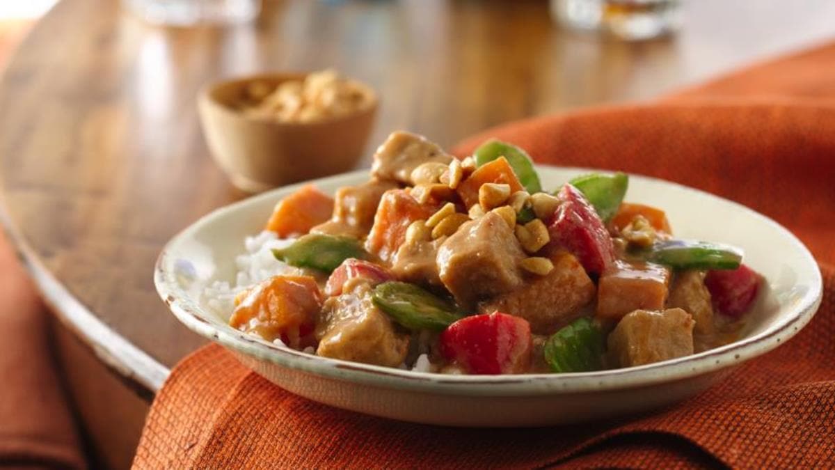 spicy thai pork stew