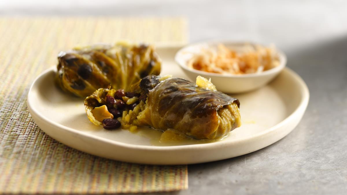 Tropical Stuffed Cabbage Rolls