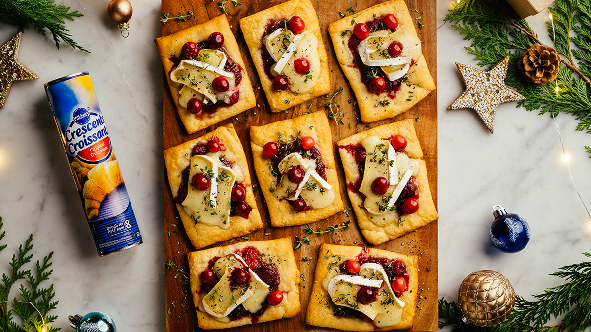 Brie and Cranberry Tarts