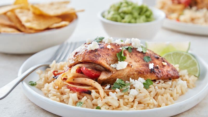 fajita-stuffed-chicken-and-rice-skillet-cooking-for-2