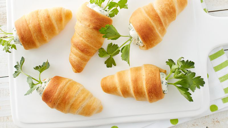 Stuffed Crescent Roll Carrots