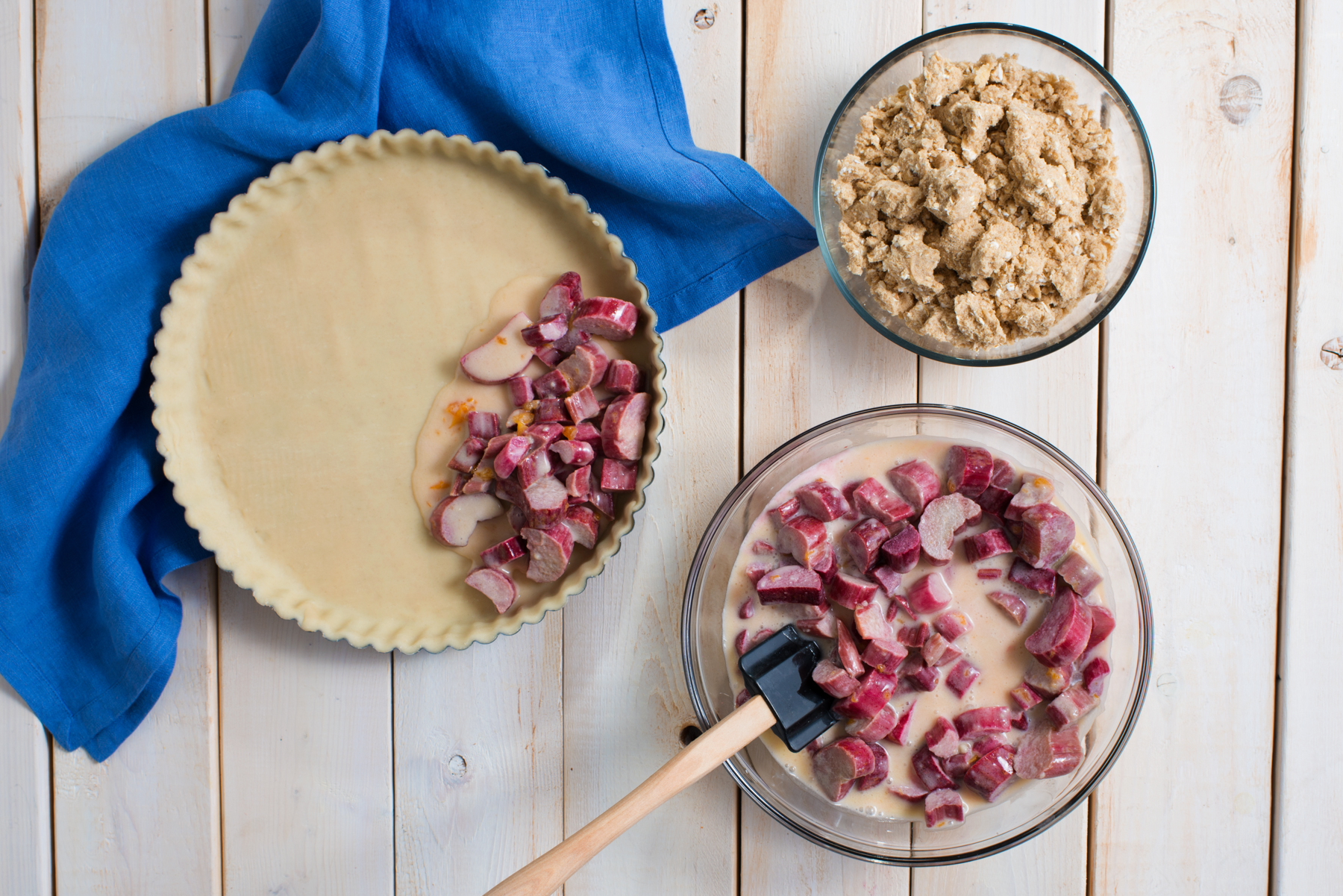 Rhubarb Custard Tart - Step 2-016