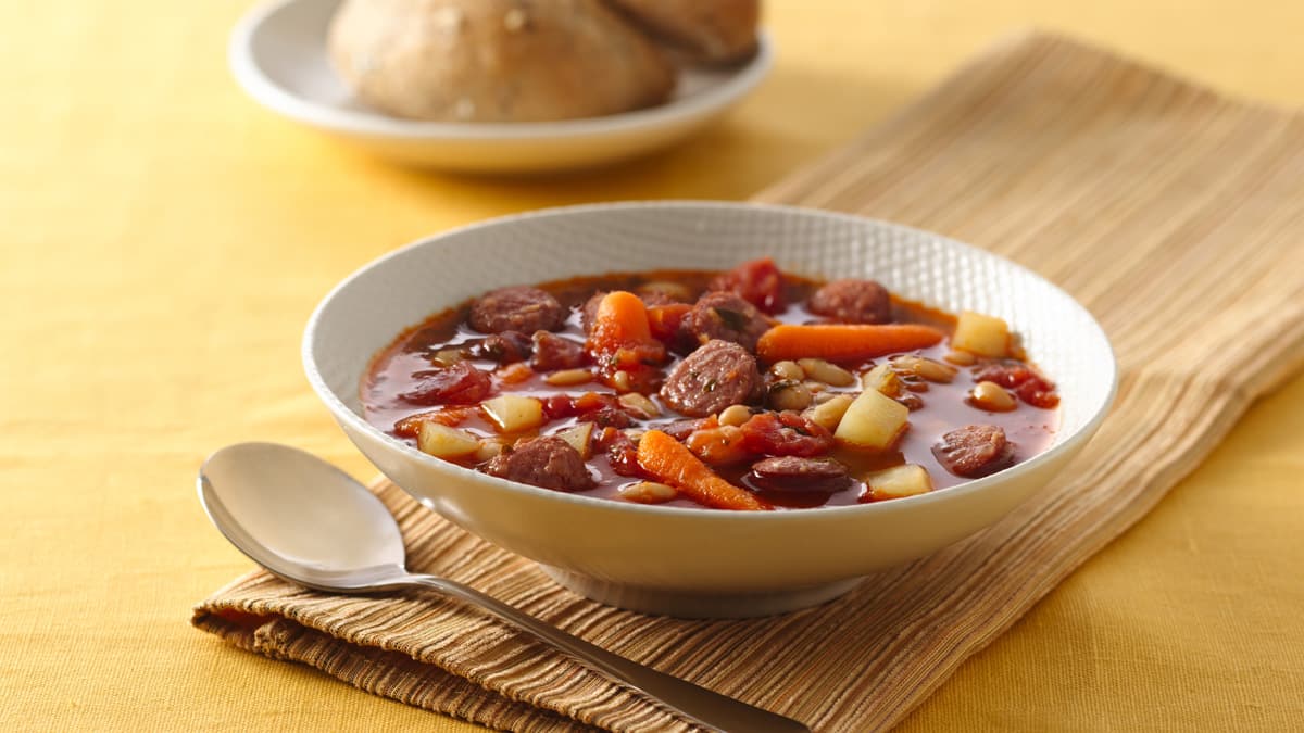Bratwurst and Vegetable Soup