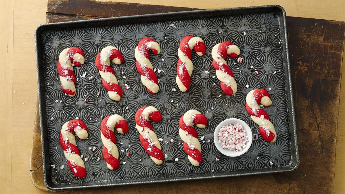 Candy Cane Cookies 