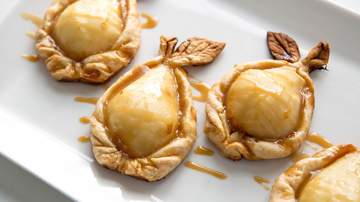 Tartelettes à la poire et au caramel