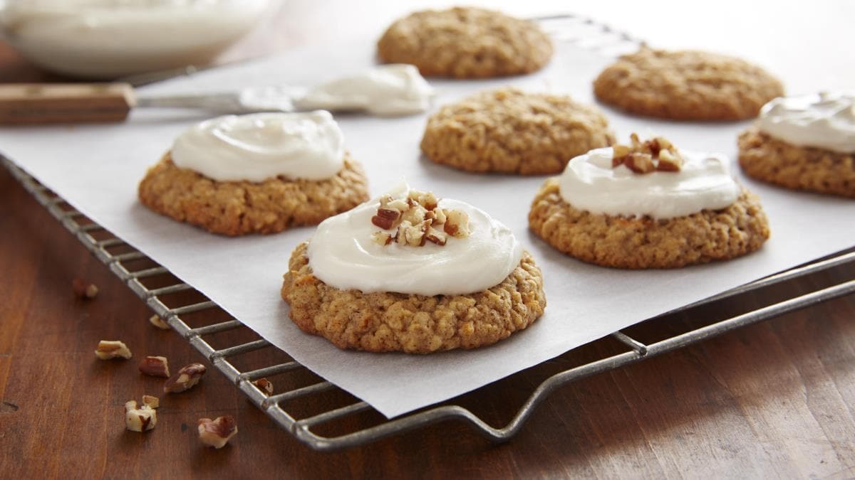 Carrot Cake-Oatmeal Cookies