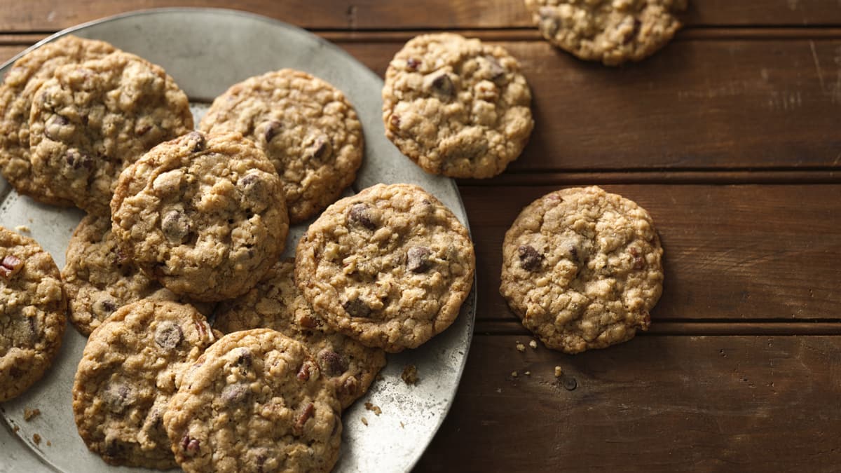 Biscuits aux céréales et aux brisures de chocolat