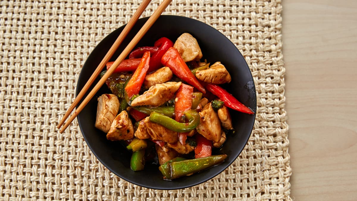 Chicken and Sweet Pepper Stir-Fry