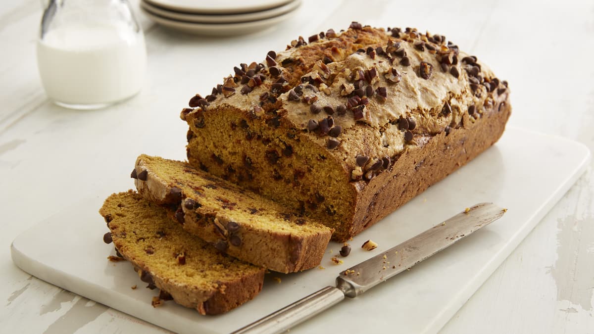 Pain à la citrouille aux grains de chocolat