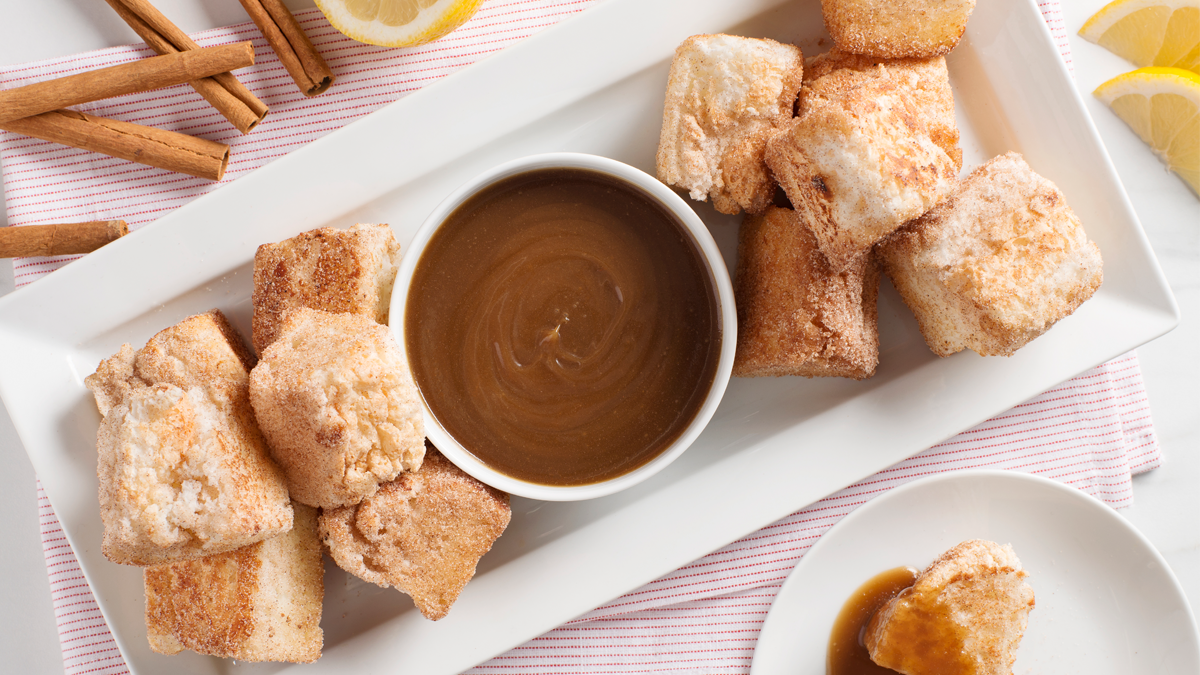 Bouchées de gâteau au sucre à la cannelle