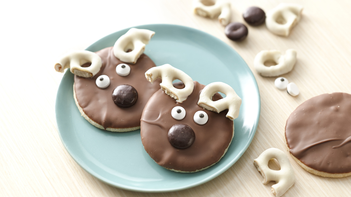 Cute Reindeer Cookies