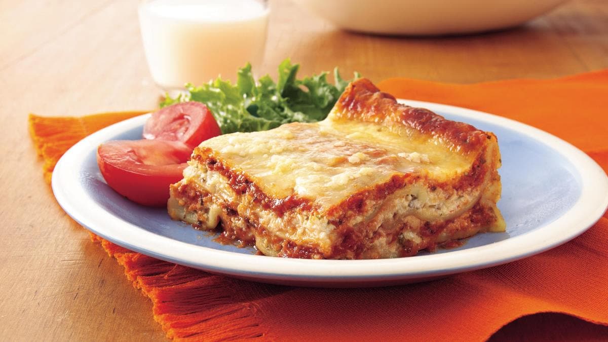 Lasagne sans viande facile à préparer