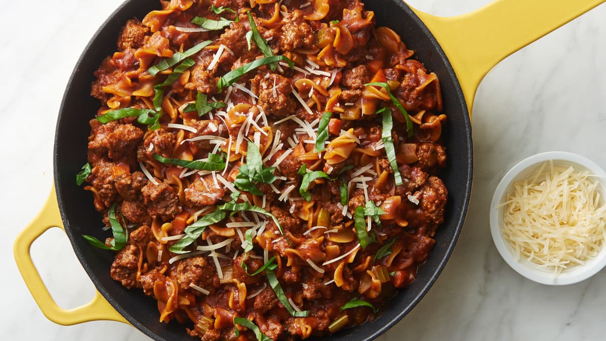 Easy Skillet Bolognese