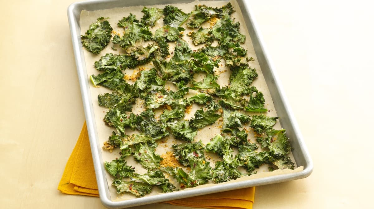 Gluten Free Kale Chips With Parmesan