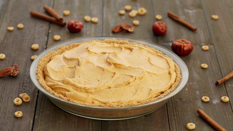 Tarte à la crème de citrouille sans cuisson et sans gluten 