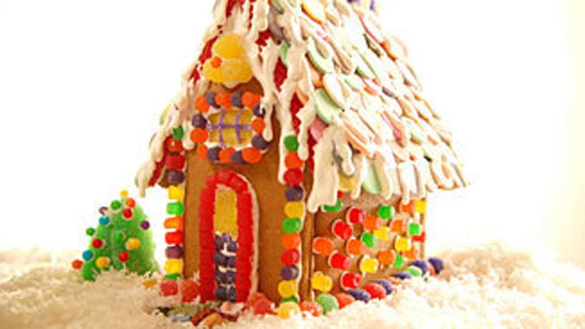 Happy Holidays Gingerbread House