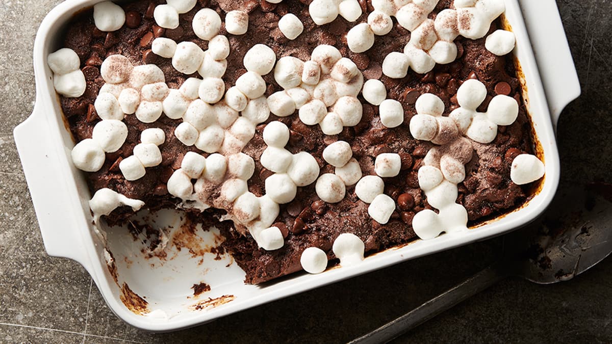 Hot Chocolate Dump Cake