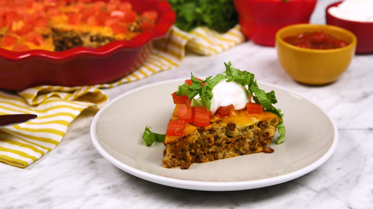 Impossibly Easy Taco Pie (Gluten Free)