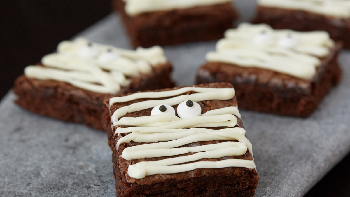 Brownies en forme de momie