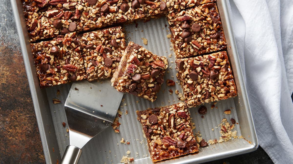 Barres au caramel crémeuses et collantes