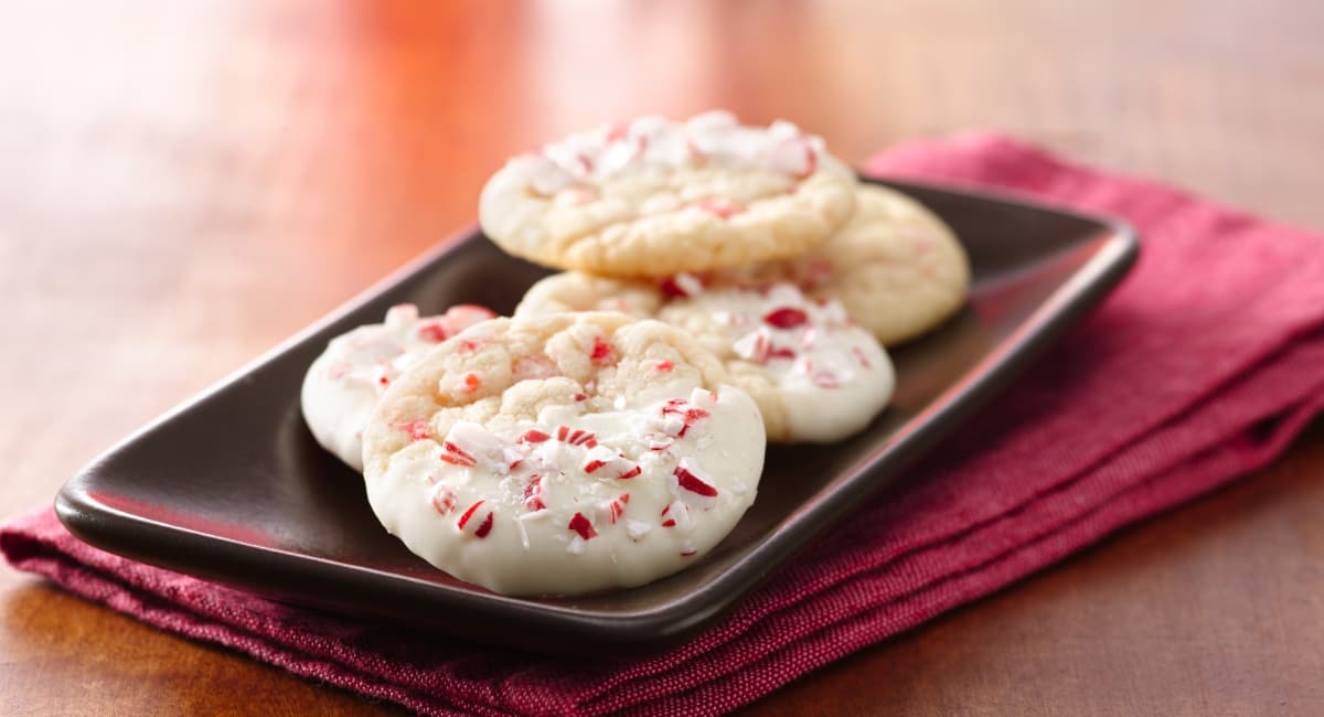 Peppermint Crunch Cookies