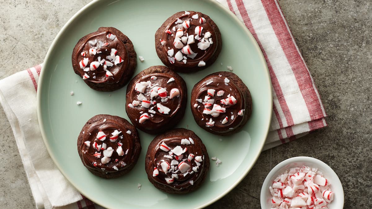 Peppermint Patty-Stuffed Cookies