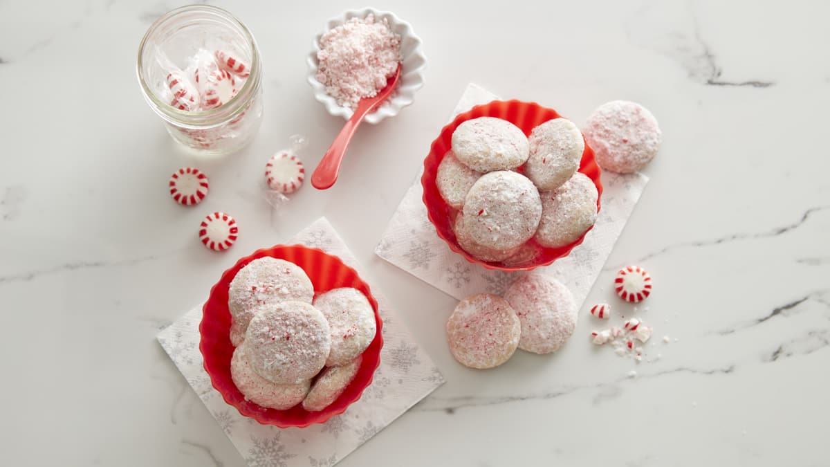 Peppermint Tea Cakes