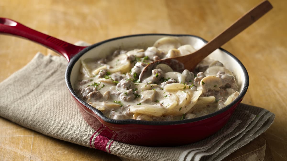 Pommes de terre Stroganoff