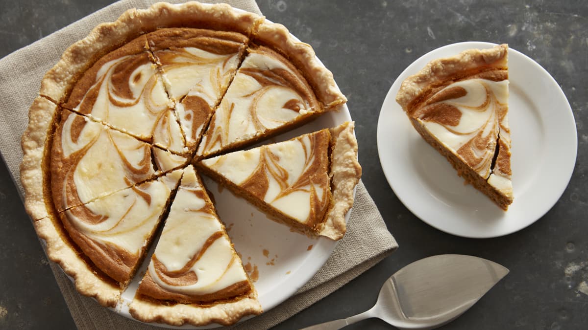 Tarte au fromage à la crème et à la citrouille