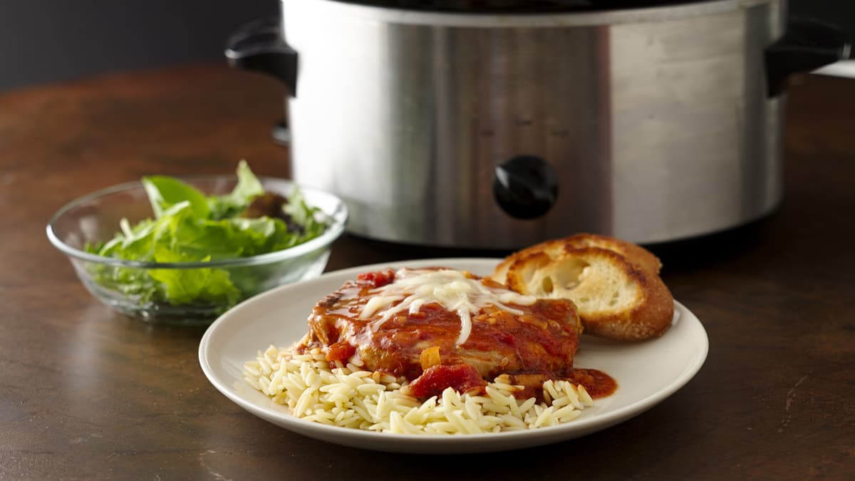 Slow Cooker Pizza Pork Chops