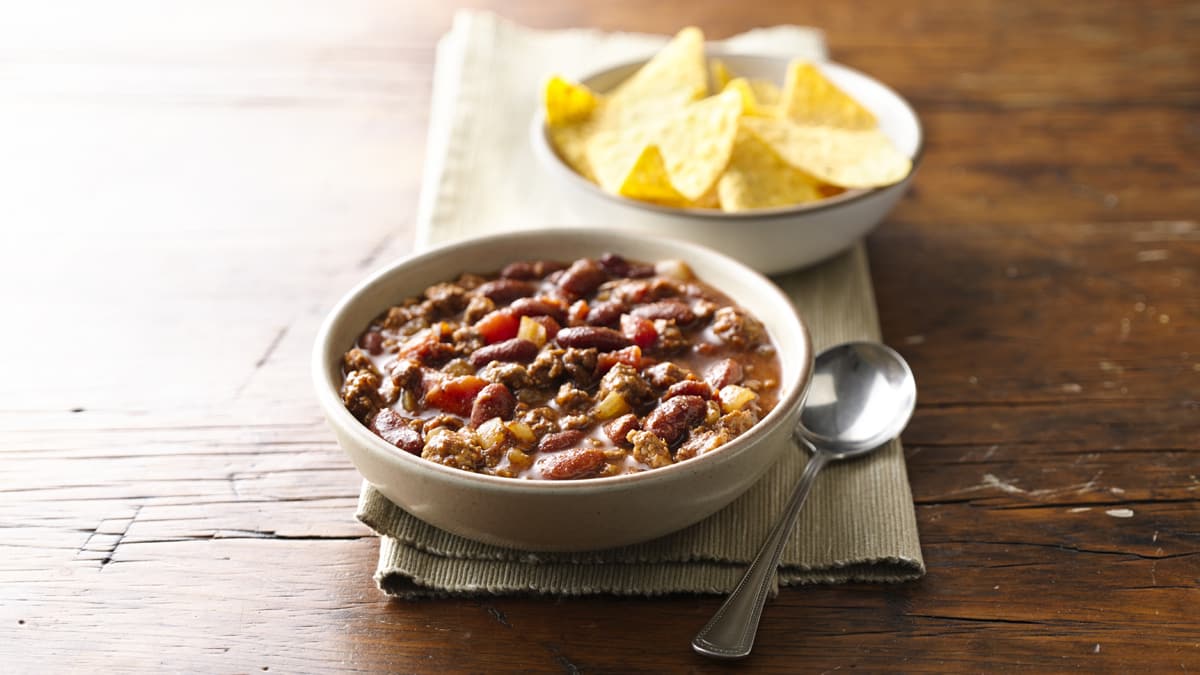 Slow Cooker Three-Bean Chili