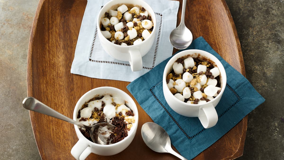 Brownie S’mores dans une tasse