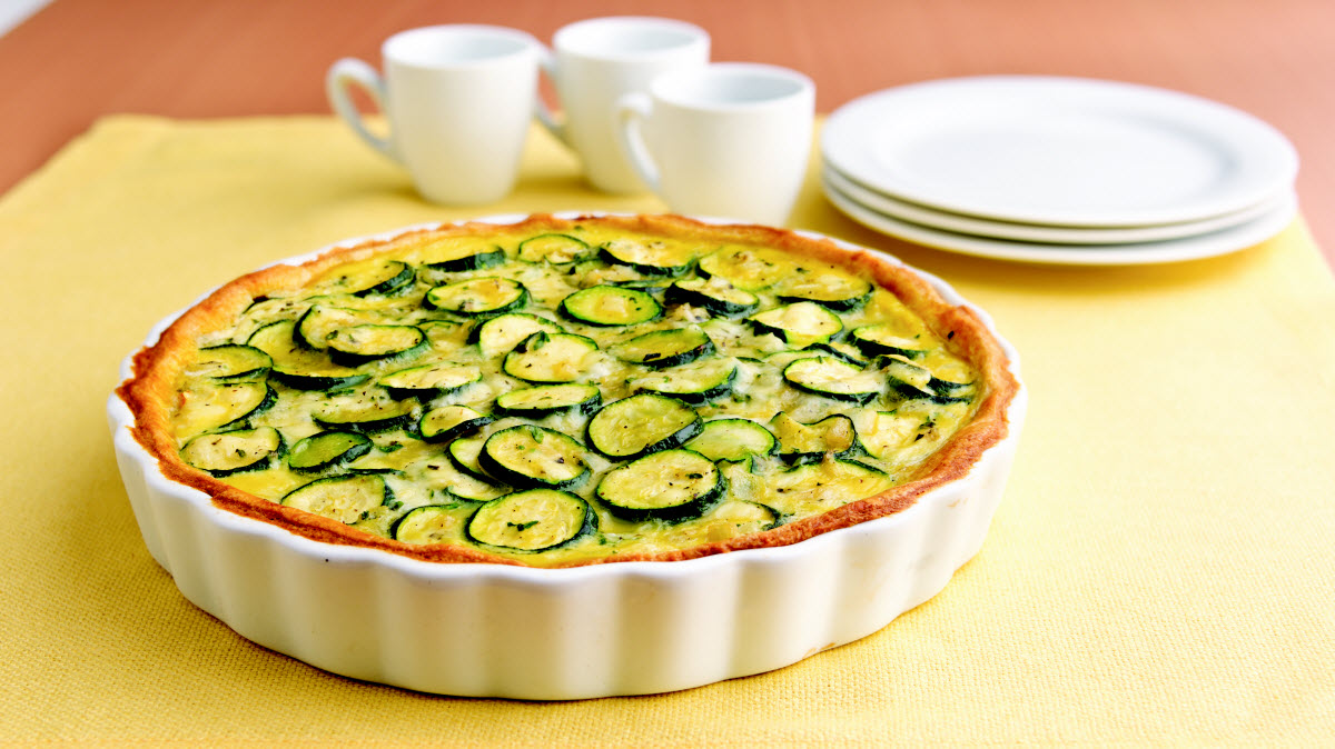 Tarte aux courgettes